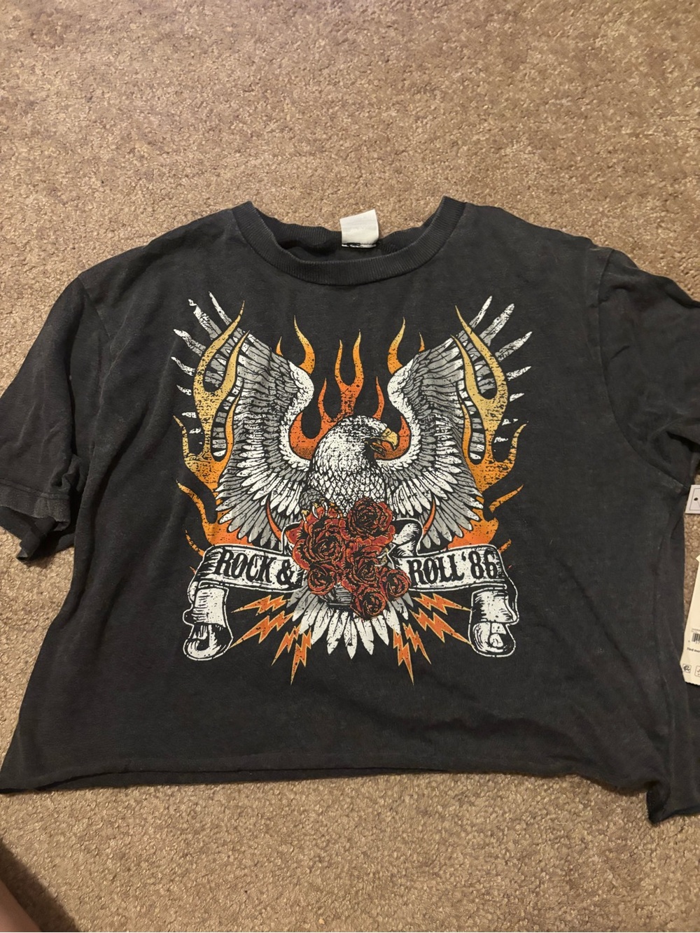 No Boundaries Black Graphic Tee with Tag